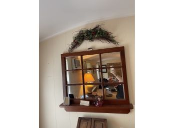 Window Style Framed Mirror