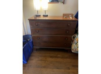 Vintage Wood Chest Of Drawers