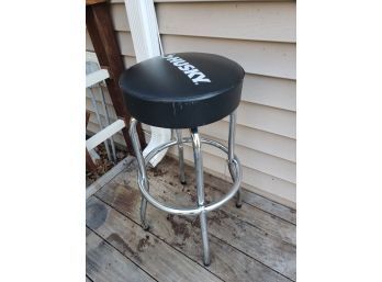 Husky Leather Shop Stool