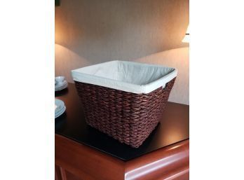 Woven Lined Basket