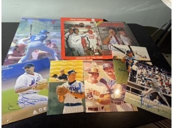 Signed Photos & Posters- Wally Joyner, Vince Coleman, Keith Hernandez, John Franco,