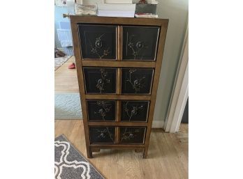 Vintage Storage Cabinet - Floral Design