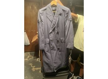 Us Air Force Uniform Long Trench Jacket