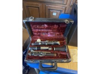 Vintage Clarinet With Box