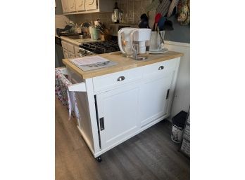 Rolling Kitchen Cart Island