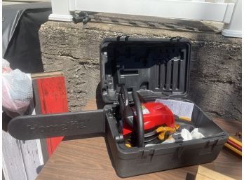 Homelite Chain Saw With Case