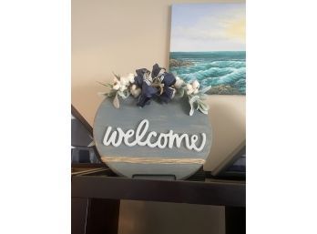 Welcome Sign Home Decor