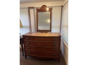 Vintage Chest Of Drawers With Mirror