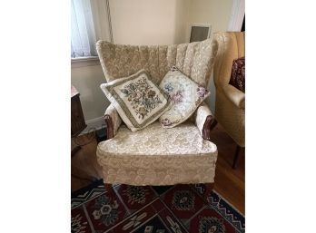 Vintage Wingback Side Chair