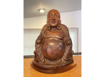 Carved Wooden Buddha Statue