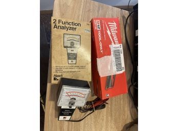 2 Function Analyzer , Milwaukee Cordless Ratchet