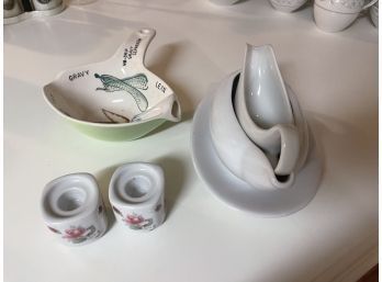 Gravy Boats, Candle Holders