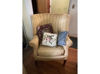 Vintage Wingback Side Chair