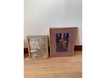 Alice In Wonderland Art, Signed Indian Princess Art