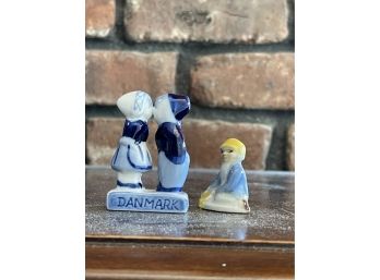 Vintage Delft Figurine, Irish Figurine