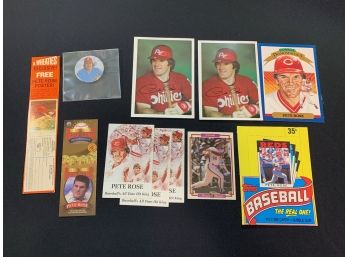 Pete Rose Memorabilia , Sporting Cards