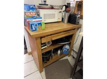 Wood Kitchen Island Cart