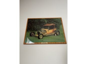 1925 Ford Model T Wood Plaque Art