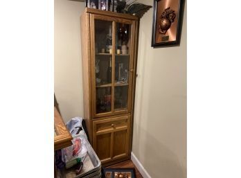 Shelving Unit With Glass Doors