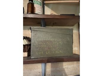 Vintage Army Ammo Box