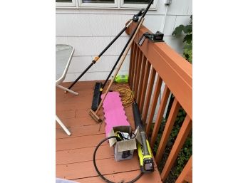 Ryobi Leaf Blower, Push Brooms