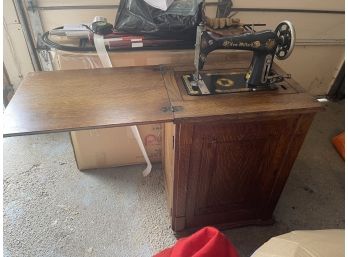 New Willard Stow Away Sewing Machine Cabinet