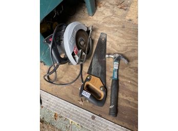 Skilsaw, Hammer , Hand Saw