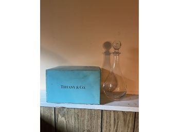 Tiffany & Co Decanter With Original Box