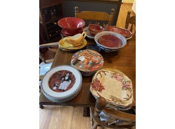 Large Lot Pottery, Plates