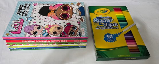 Children's Coloring Books & Markers
