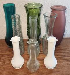 Lot Of 9 Vintage Vases