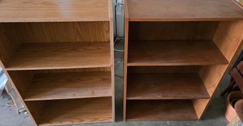 Pair Of Short Bookcases