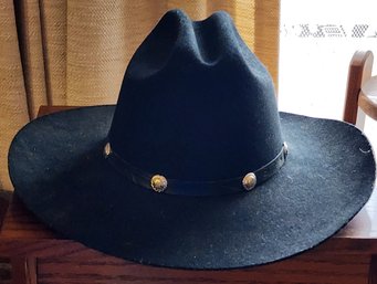 Vintage Wool Cowboy Hat