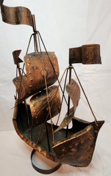 Vintage Viking Copper/Tin Ship