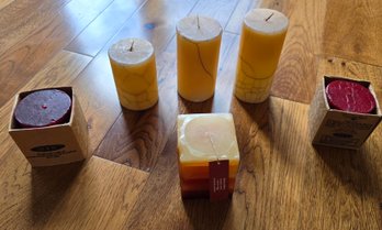 Set Of 6 Small Candles