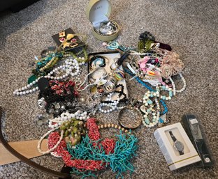 Grouping Of Mixed Costume Jewelry