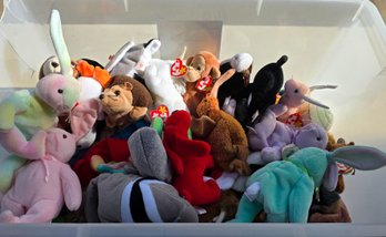Tote Of Ty Beanie Babies