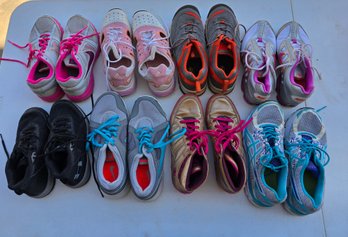 Lot Of 8 Pair Tennis Shoes