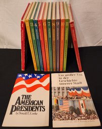 Vintage Set Of  'The American Heritage Book Of American Presidents And Famous Americans