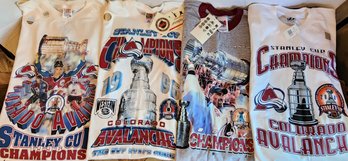 Colorado Avalanche Stanley Cup T-shirts