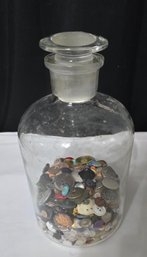 Cool Looking Jar W/ Buttons