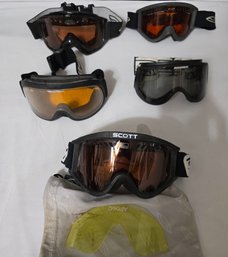 Grouping Of Ski Goggles