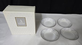 Avon Crystal Bowl & 4 Noritake Bowls