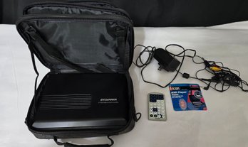 Sylvania Portable Dvd Player In Carrying Bag