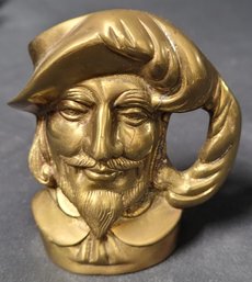 Brass Buccaneer Pirate Head