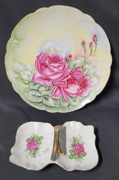 Vintage Plate And Tray
