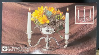 Vintage International Silver Co. Convertible Floral Centerpiece