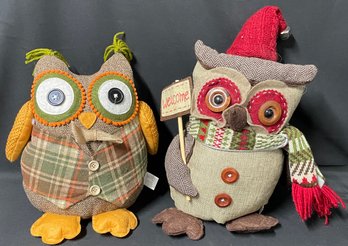 Fall And Winter Owl Decor