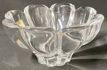 Vintage Mikasa Petal Crystal Bowl