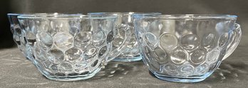 Vintage Anchor Hocking Sapphire Clue Class Cups